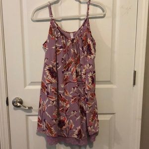 Floral Dress with Lace